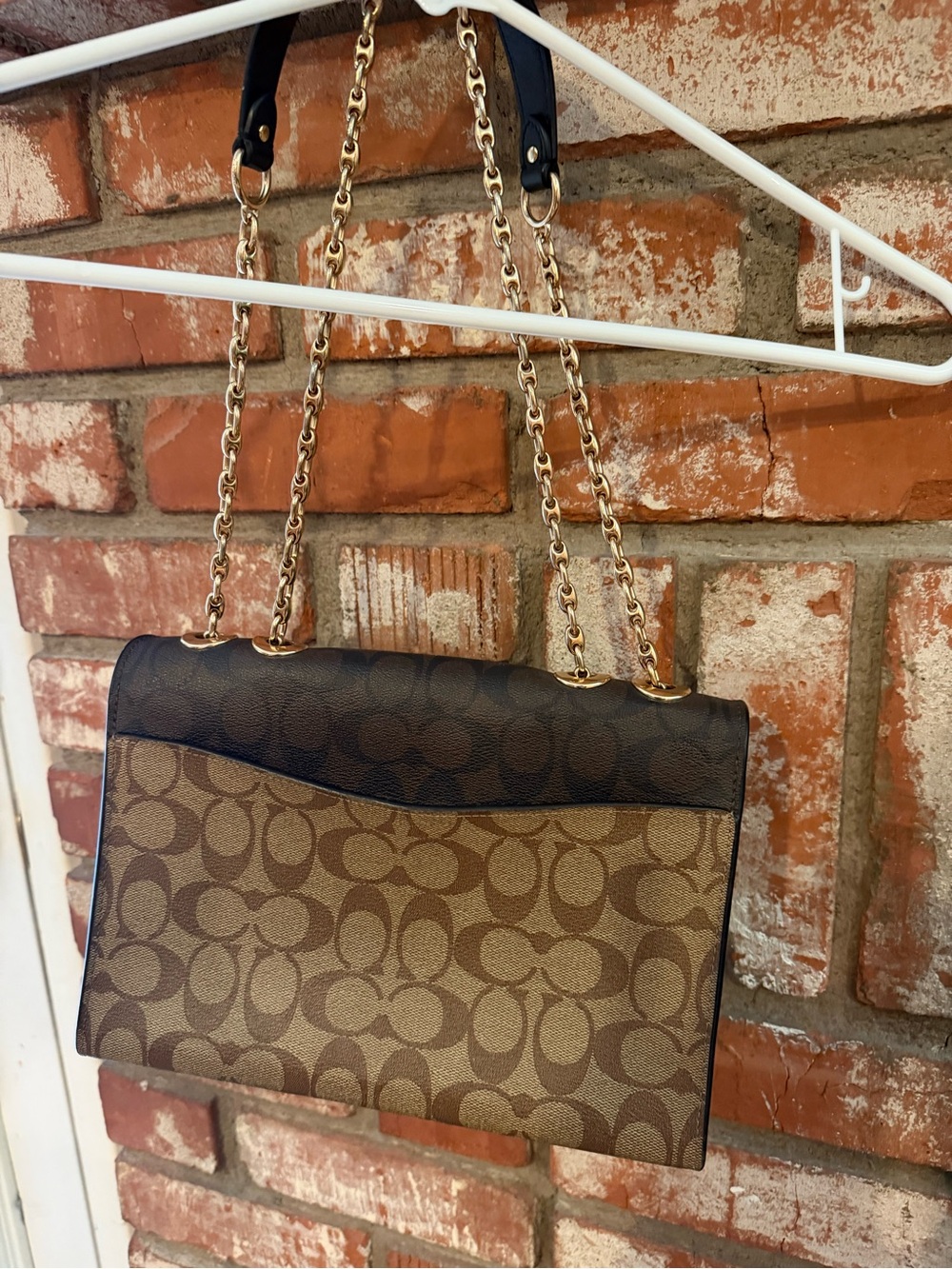 COACH Lane Shoulder Bag- Blocked Signature Canvas - Picture 3 of 15